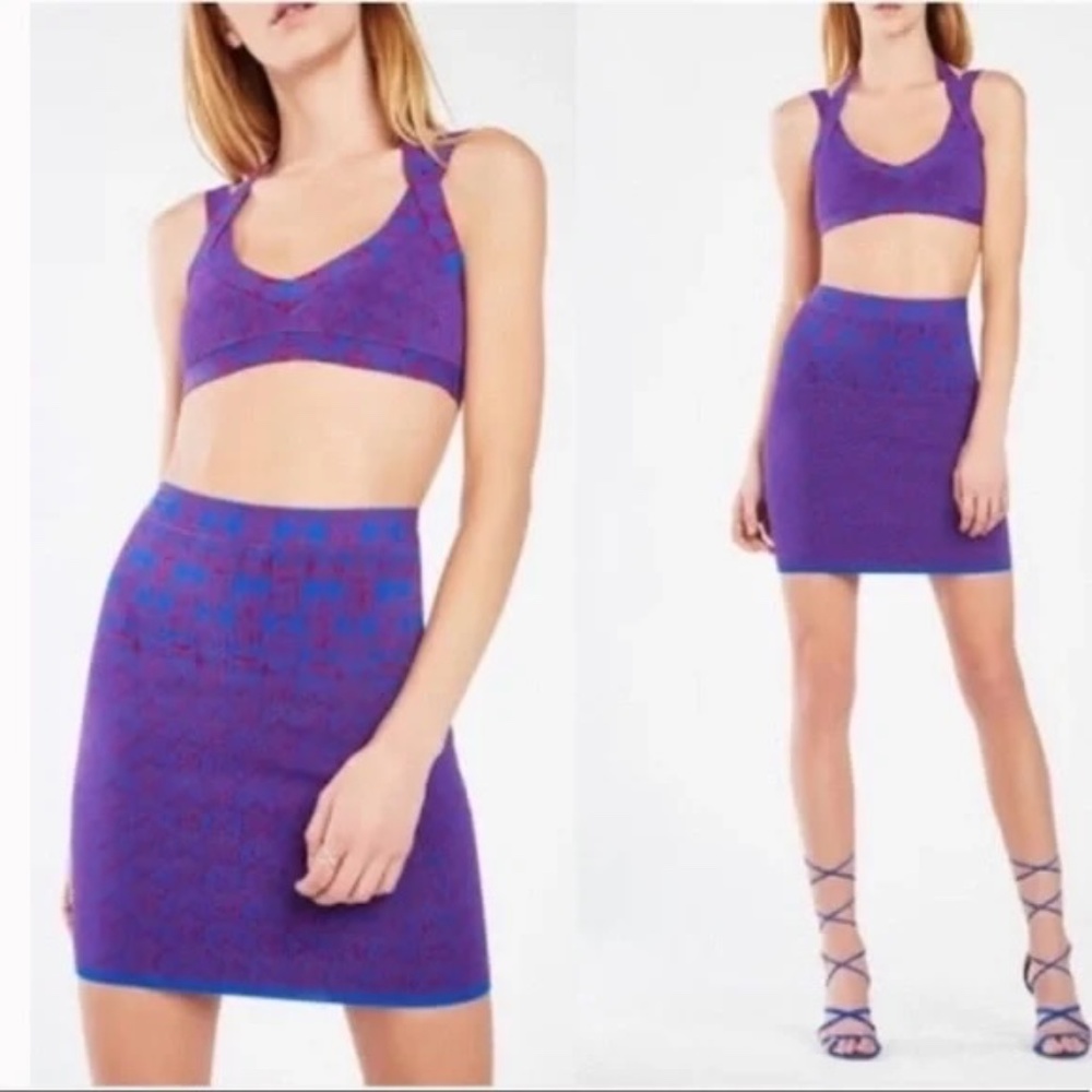 BCBG MAXAZRIA SET (TOP XXS / SKIRT XS)